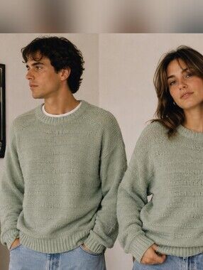Vintage 80s/90s/Y2K Countdown Knit Sweater Unisex Size Large
